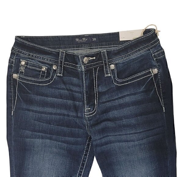 Miss Me Mid Rise Skinny 30 - Picture 2 of 8